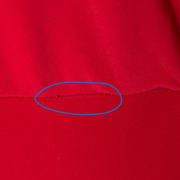 American Living Womens Midi Dress 12 Red Party Event Holiday Occasion Cocktail - Picture 7 of 8